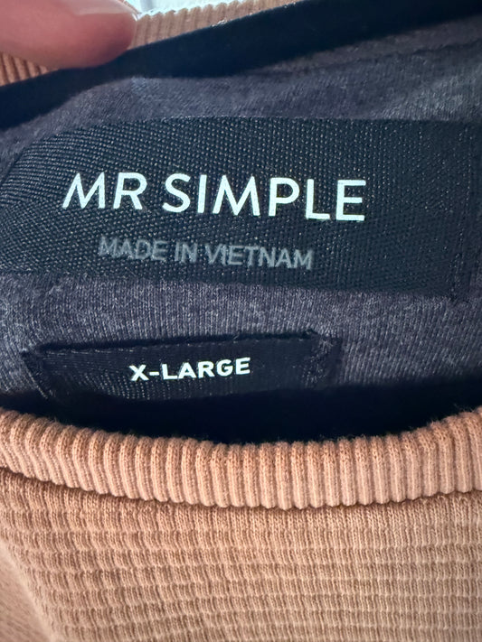 Mr Simple waffle long-sleeve top, men's XL, photo 2