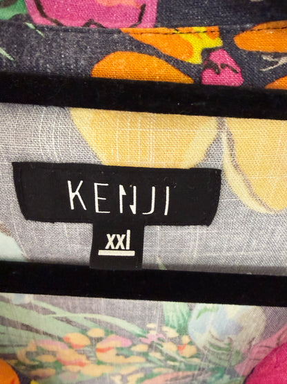 Kenji bright floral shirt, men's XXL, photo 3