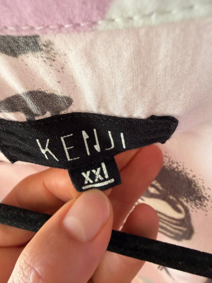 Kenji graffiti print shirt, men's XXL, photo 3