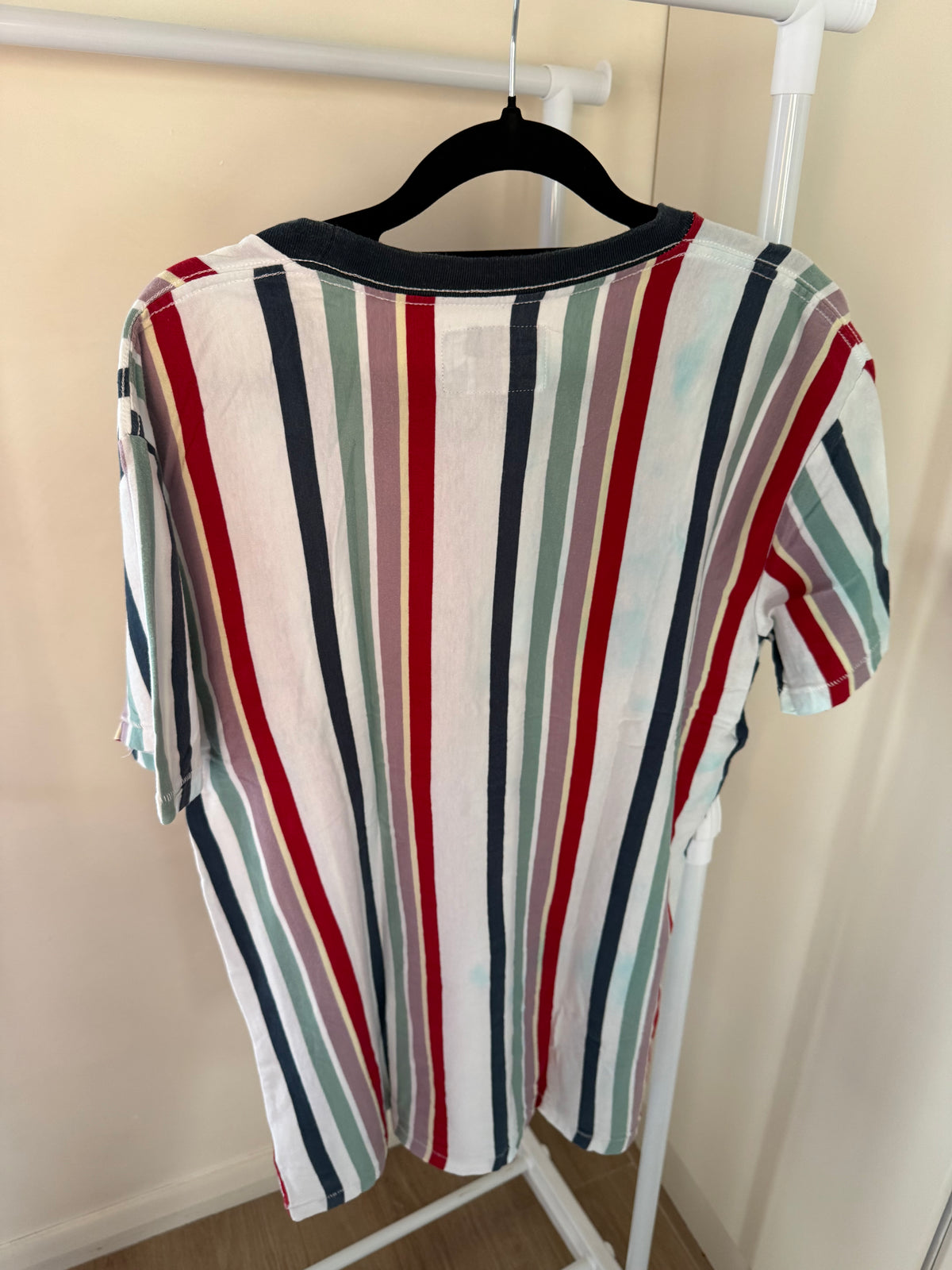 Barney Cools vertical stripe tee, men's L, photo 2