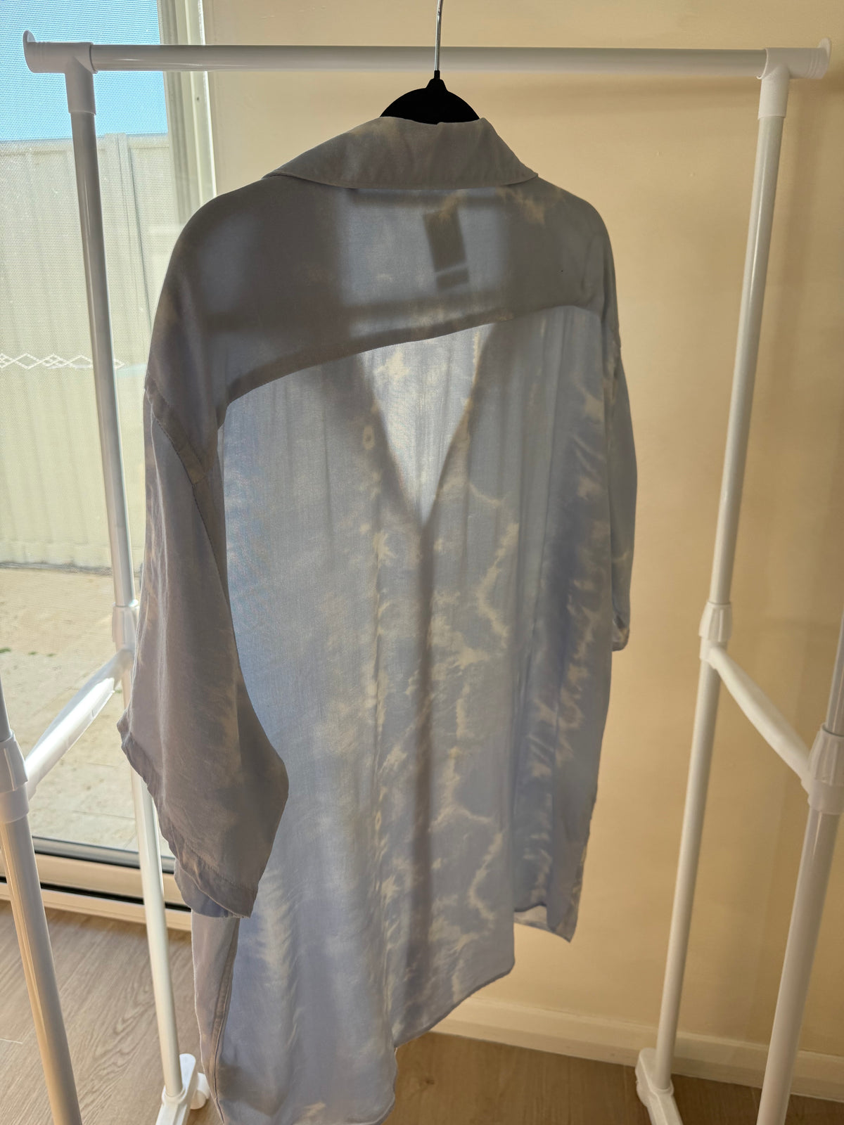 Zara blue tie-dye shirt, men's XL, photo 2