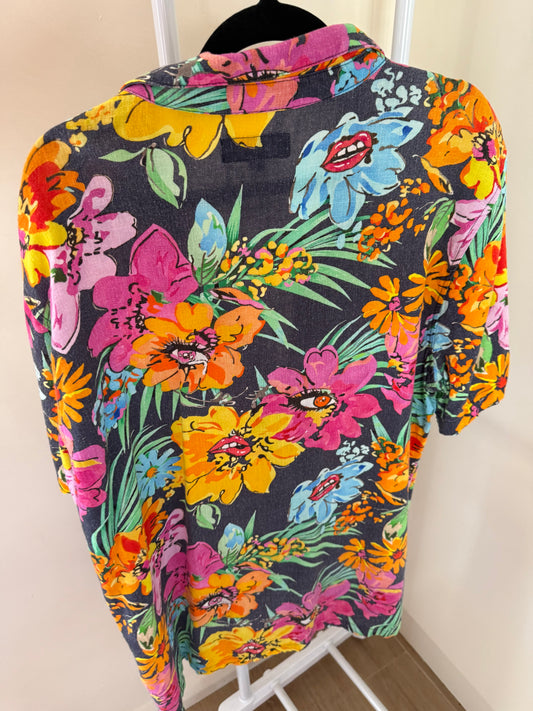 Kenji bright floral shirt, men's XXL, photo 2