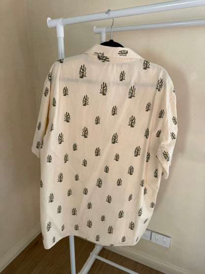 Zara cactus print shirt, men's XL, photo 3