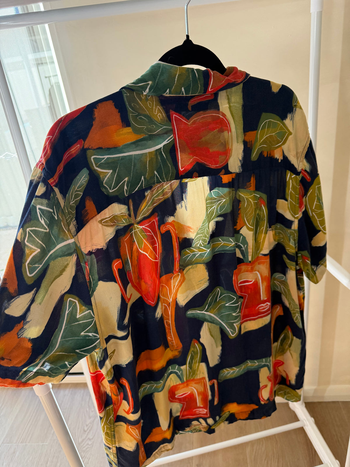 Zara botanical print shirt, men's XL, photo 2
