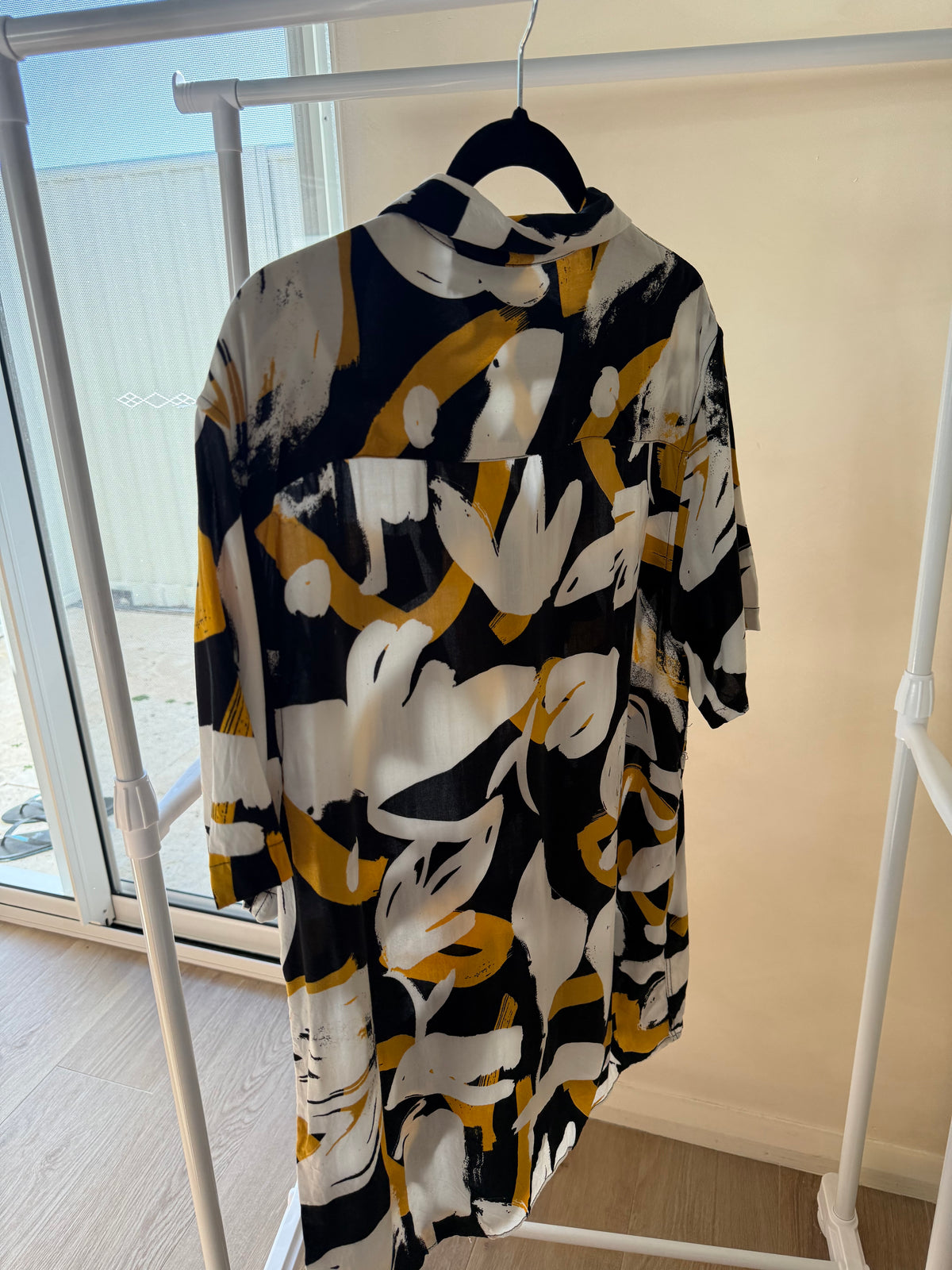 Zara abstract print shirt, men's XL